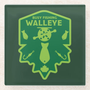 Walleye Fishing Canada Glasuntersetzer