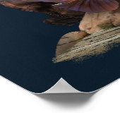 Walleye Fishing Illustration, Walleye Fisherman Poster (Ecke)