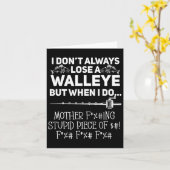 Walleye Fishing Karte (Gelbe Blume)