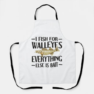 Walleye Fishing Lover Angler Walleye Fisherman Schürze