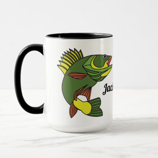 Walleye Fishing Personalisiert Tasse (Links)