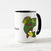Walleye Fishing Personalisiert Tasse (VorderseiteRechts)