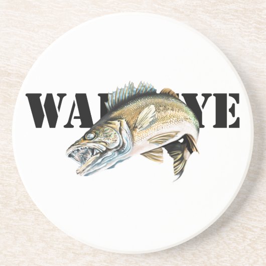 Walleye Getränkeuntersetzer (Vorne)