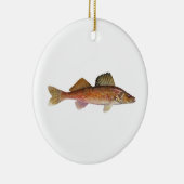Walleye Keramik Ornament (Rechts)