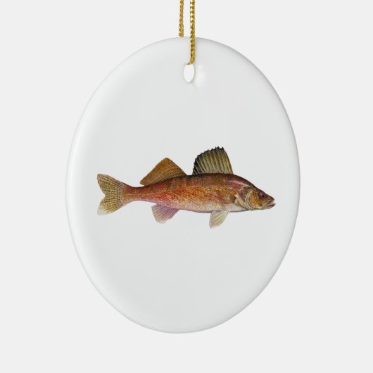 Walleye Keramik Ornament (Rechts)