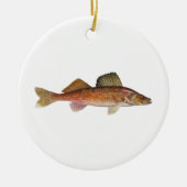 Walleye Keramik Ornament (Vorne)