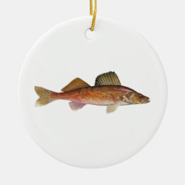 Walleye Keramik Ornament