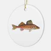 Walleye Keramik Ornament (Links)