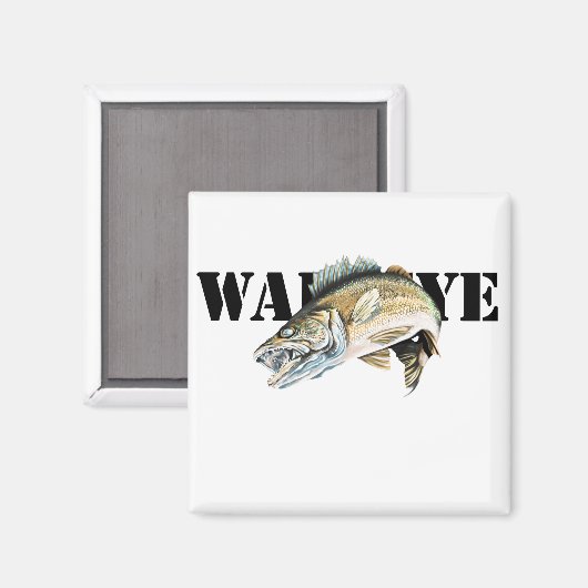 Walleye Magnet (Vorderseite/Rückseite)