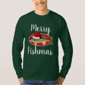 Walleye "Merry Fishmas" T-Shirt (Vorderseite)