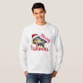 Walleye "Merry Fishmas" Ugly Christmas T-Shirt (Vorne ganz)