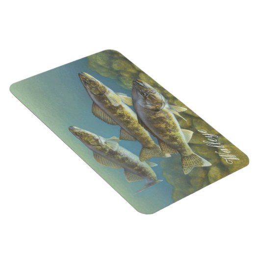 Walleye Painting Magnet (Rechte Seite)