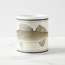 Walleye Pike Fisch Jumbo-Tasse