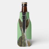 Walleye Pike Fisch und Name Flaschenkühler (Flasche Rückseite)