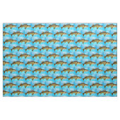Walleye Pike mit Wasser Stoff (Fat Quarter (45,7 x 55,9 cm))