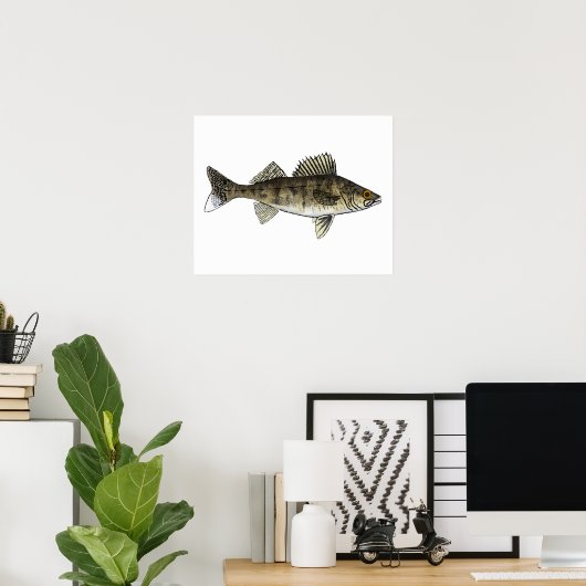 Walleye Poster (Heimbüro)