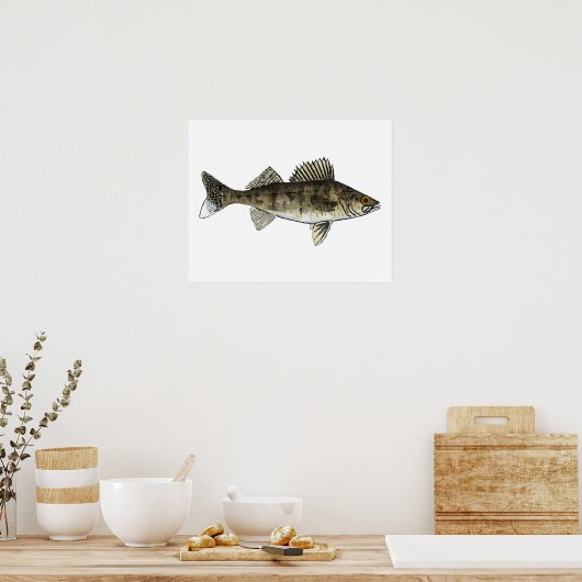 Walleye Poster (Küche)