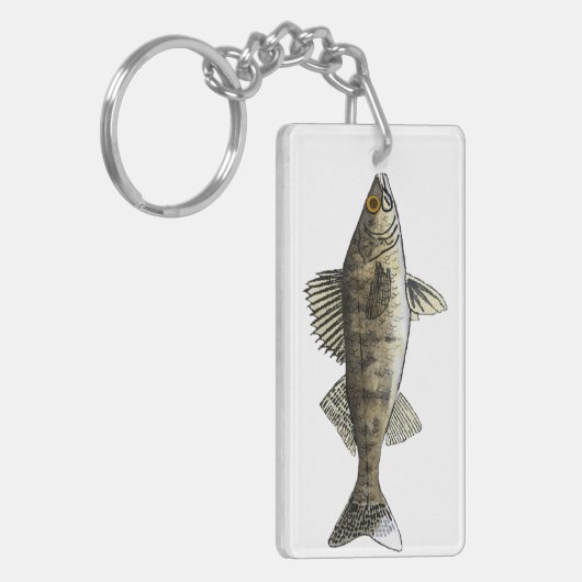 Walleye Schlüsselanhänger (Vorderseite links)