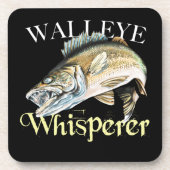 Walleye Whisperer Getränkeuntersetzer (Vorderseite)