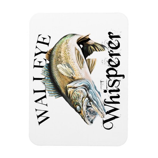 Walleye Whisperer Magnet (Vertikal)
