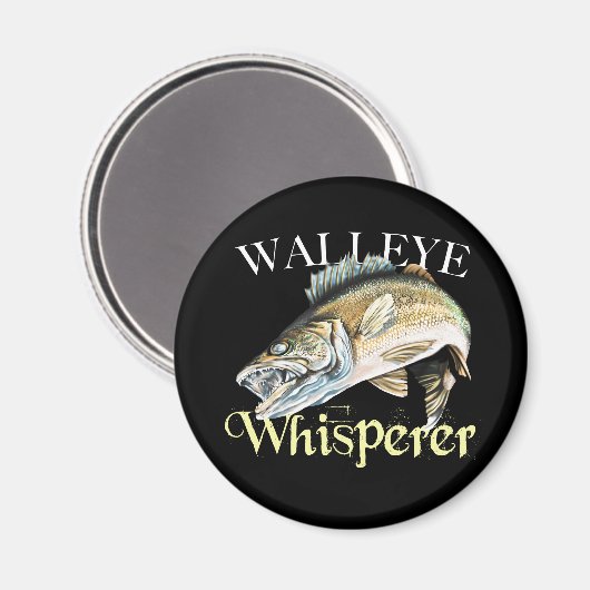 Walleye Whisperer Magnet (Vorderseite/Rückseite)