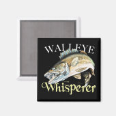 Walleye Whisperer Magnet (Vorderseite/Rückseite)