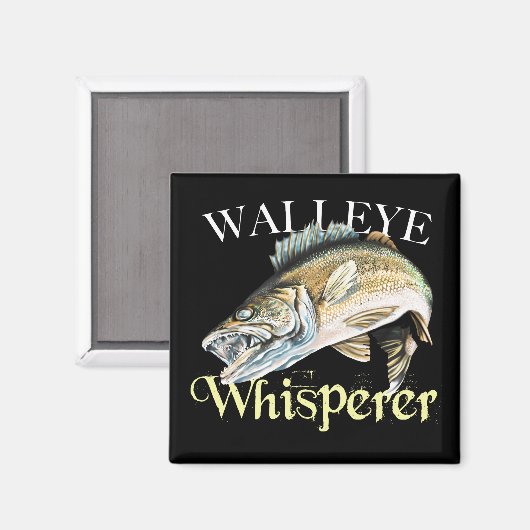 Walleye Whisperer Magnet (Vorderseite/Rückseite)