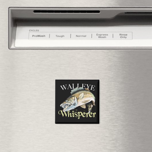 Walleye Whisperer Magnet (In Situ (Geschirrspüler))