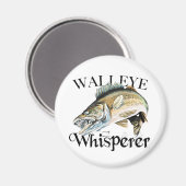 Walleye Whisperer Magnet (Vorderseite/Rückseite)