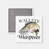 Walleye Whisperer Magnet (Vorderseite/Rückseite)
