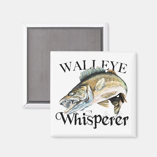 Walleye Whisperer Magnet (Vorderseite/Rückseite)