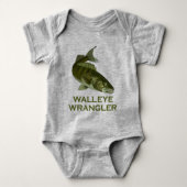 Walleye Wrangler Baby Strampler (Vorderseite)