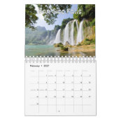 Wallfahrtskalender für Wasserfälle Kalender (Feb 2027)
