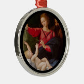 Wallfahrtskirche Madonna del Sasso Silbernes Ornament (Rechts)