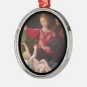 Wallfahrtskirche Madonna del Sasso Silbernes Ornament (Links)