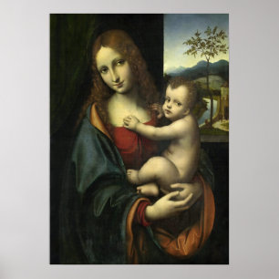 Wallfahrtskirche Madonna mit Kind Poster