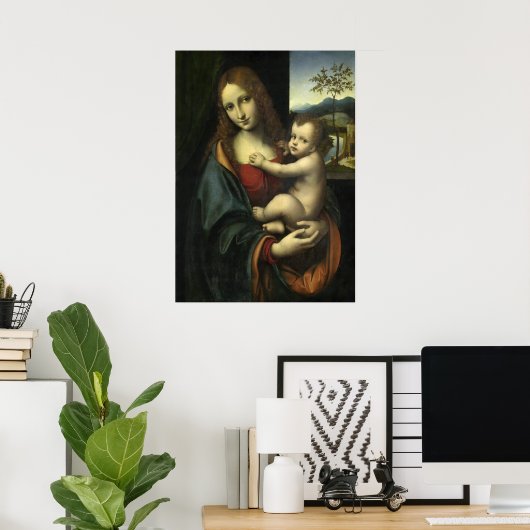 Wallfahrtskirche Madonna mit Kind Poster (Heimbüro)