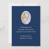 Wallfahrtskirche Madonna und Kind Ferienwohnung Feiertagskarte (Rückseite)