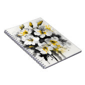 Wallflower - Aquarellblumen Notizblock (Rechte Seite)