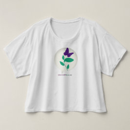 Wallflower Bloom im Talk-Blase-Shirt T-Shirt