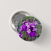 Wallflower Bowles Mauve #1 Button (Vorne & Hinten)