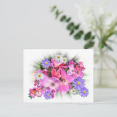 WALLFLOWERS & ANEMONES ~ Postkarte (Stehend Vorderseite)