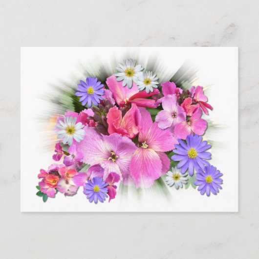 WALLFLOWERS & ANEMONES ~ Postkarte (Vorderseite)