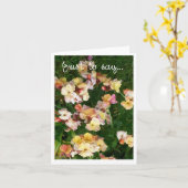 'Wallflowers' Just-to-say... Mitteilungskarte (Gelbe Blume)