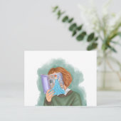 Wallflowers Postcard Prints Postkarte (Stehend Vorderseite)