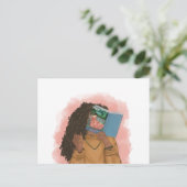 Wallflowers Postcard Prints Postkarte (Stehend Vorderseite)