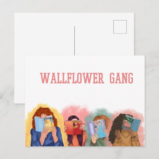 Wallflowers Postcard Prints Postkarte (Vorne/Hinten)