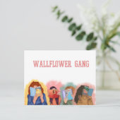 Wallflowers Postcard Prints Postkarte (Stehend Vorderseite)