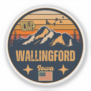 Wallingford, Iowa Aufkleber