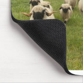 Wallis Black Nose Sheep Mousepad (Ecke)